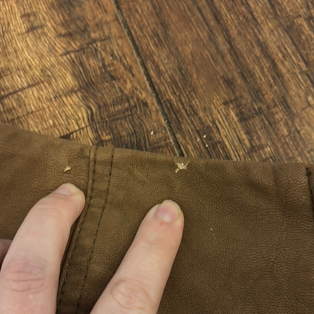 Free People Tan Pencil Mini Skirt Casual - Picture 5 of 5